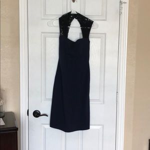 Midi bodycon halter dress